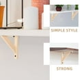 thumbnail image 3 of AURARMLET 2Pcs Wall Mount Shelf Bracket for Garage Simple Design Assorted Color, 3 of 8
