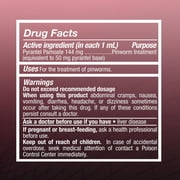 Parasitol Oral Suspension with Pyrantel Pamoate, Cherry Flavor, Liquid Formula for Ages 2+, 2 fl oz, (1 Pack)