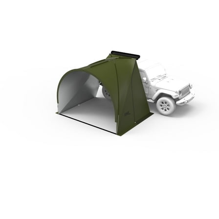 3D Mats 6161AG Modular Car Awning Army Green