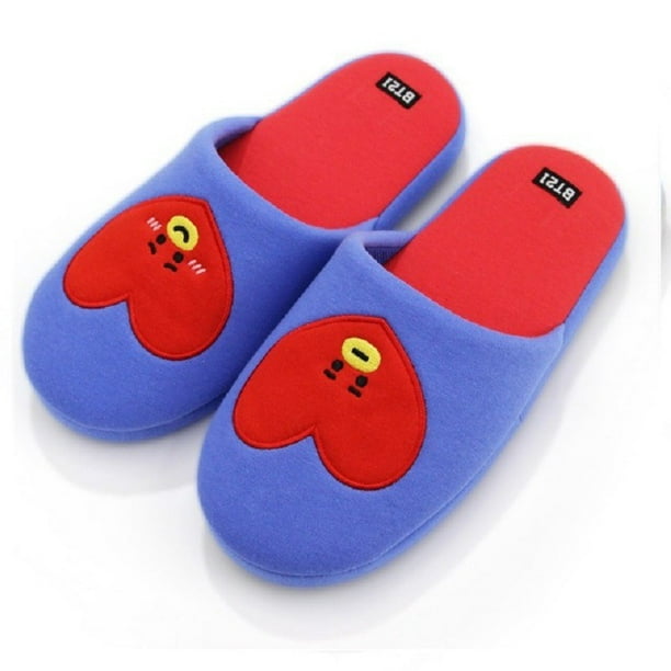 Pantuflas De Peluche BTS BT21 Tata BTS TATA