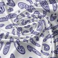 thumbnail image 7 of Ambesonne Paisley Valance & Curtain, Abstract Floral Motifs Dots, 55"x24", Dark Blue White and Indigo, 7 of 7