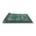 thumbnail image 2 of Ahgly Company Indoor Round Persian Light Blue Traditional Area Rugs, 5' Round, 2 of 4