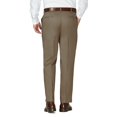 thumbnail image 4 of Haggar Men's Work To Weekend Hidden Expandable Waist No Iron Plain Front Pant, Bark, 38Wx34L, 4 of 4
