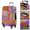 thumbnail image 5 of Pioneer Flower Floral Print Pattern Luggage Cover Fashion Suitcase Cover Baggage Covers Fit 25-28 Inch Luggage (Go Travel), 5 of 5