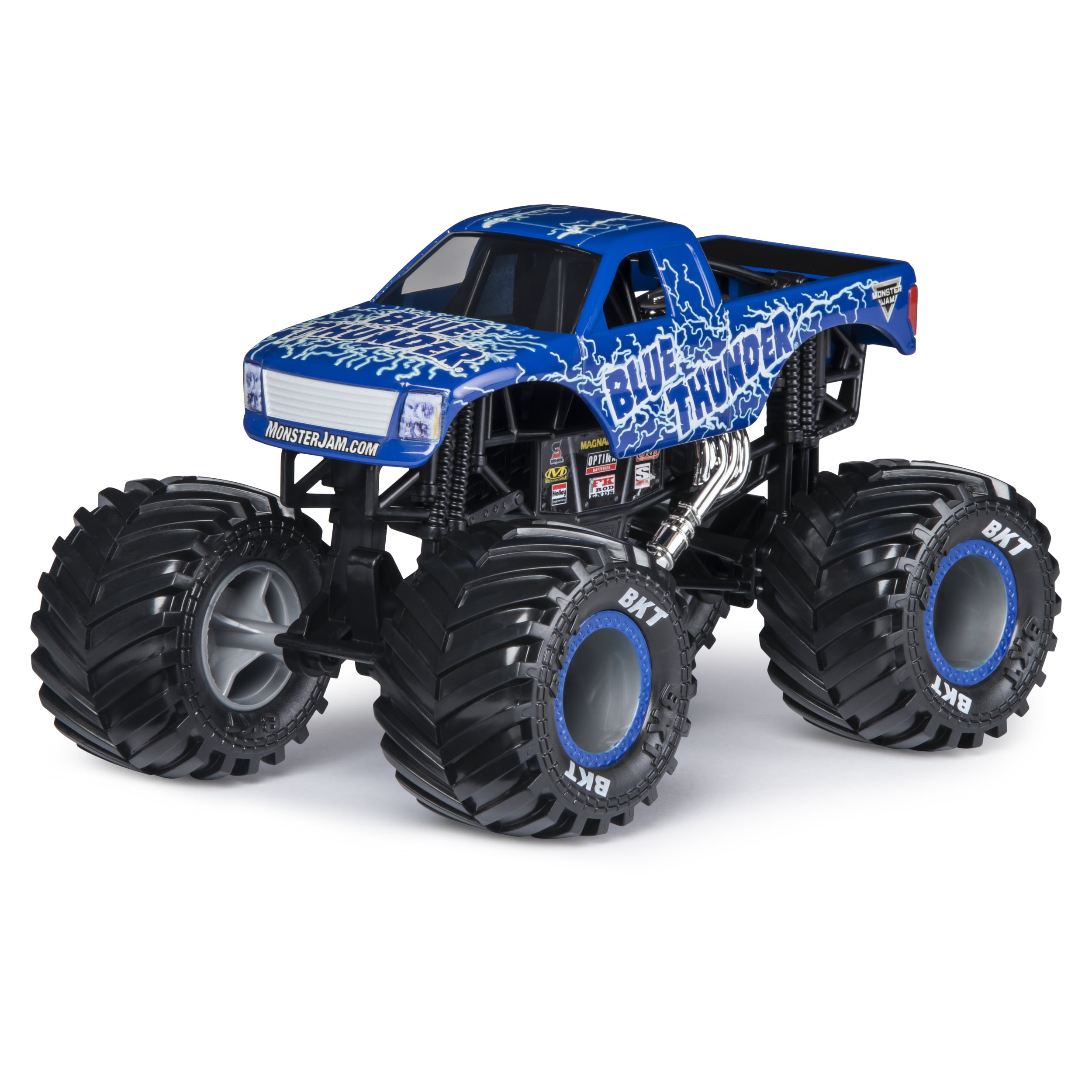 Year 2020 Monster Jam 1:24 Scale Die Cast Metal Official Truck Series -  EARTH SHAKER 20120669 with Monster Tires and Working Suspension