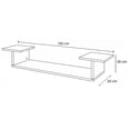thumbnail image 5 of Repisa Flotante Tv Sala Elegante Minimalista 130 Cm Negro, 5 of 5