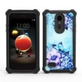 thumbnail image 5 of Flower Blue Case for LG K4 K8 LV3 X210 Full Body Phone Cover Hybrid Military Grade Dual Layer Defender Shockproof Protective Heavy-Duty Cases, 5 of 5