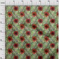 thumbnail image 3 of oneOone Polyester Lycra Orange Fabric Tropical Sewing Material Print Fabric By The Yard 56 Inch Wide, 3 of 5