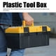 thumbnail image 5 of Caja De Herramientas Portátil, Caja De Herramientas De Plástico Plegable De 14 Pulgadas Tapa Transparente Con Identificación Para Hardware Para Craftsman, 5 of 7