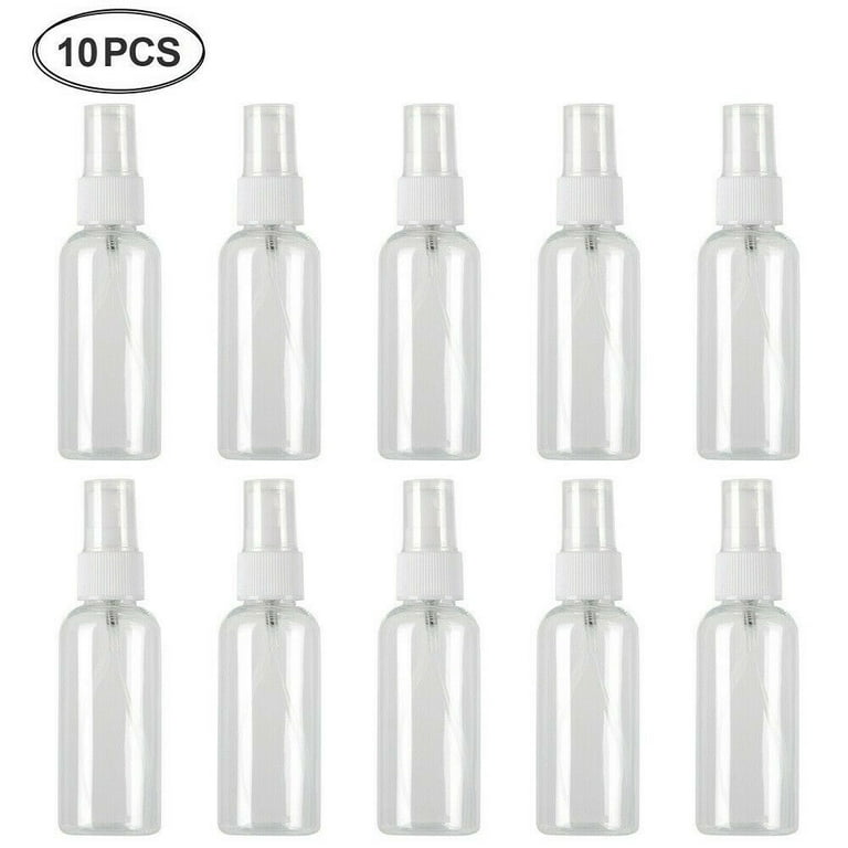 10 Pcs Spray Bottles 60ml Clear Empty Mini Mister Spray Bottles Refillable  Container Travel Size Atomizer for Liquid 