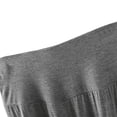thumbnail image 6 of Women's Wide Leg Palazzo Pant Lounge Cropped Pants with Pockets Summer Light Weight Comfy Pajama Yoga Capri Pants Dark Gray, 6 of 6