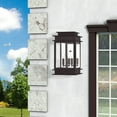 thumbnail image 2 of Livex Lighting Princeton 2 Light Outdoor Wall Lantern in Bronze, 2 of 9