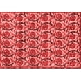 thumbnail image 1 of Ahgly Company Indoor Rectangle Abstract Red Modern Area Rugs, 2' x 5', 1 of 4
