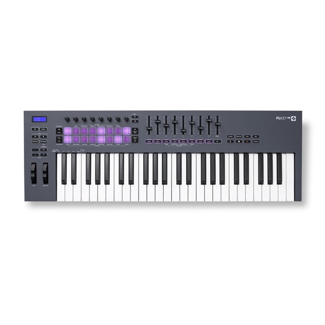 NOVATION Teclado MIDI de 49 Mini Teclas FLKEY 49 NOVATION negro 85.3x13.2x34.7