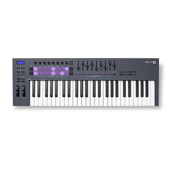 NOVATION Teclado MIDI de 49 Mini Teclas FLKEY 49 NOVATION negro 85.3x13.2x34.7