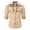 a-Khaki287, variant on FINALGANG Mens Cowboy Floral Embroidery Shirt Long Sleeve Snap Button Shirt With Contrast Stitching Bust Pockets For Festival Daily Wear Black3 L