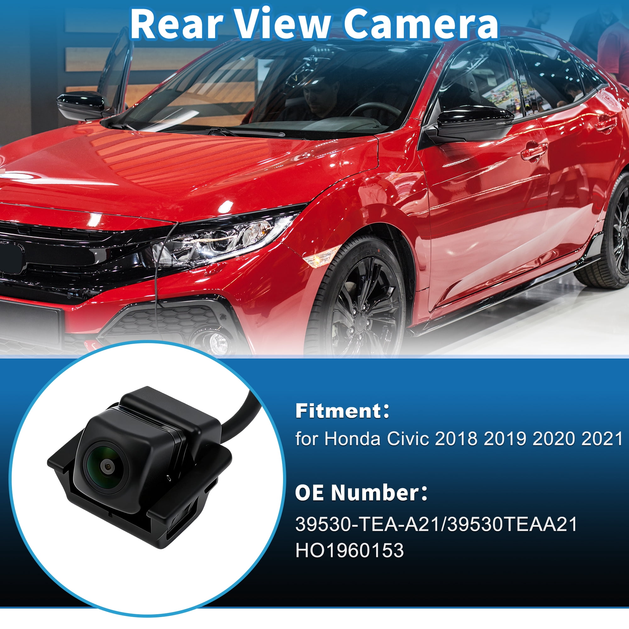 Unique Bargains Rear View Camera for Honda Civic 2018 2019 2020 2021 Backup Camera