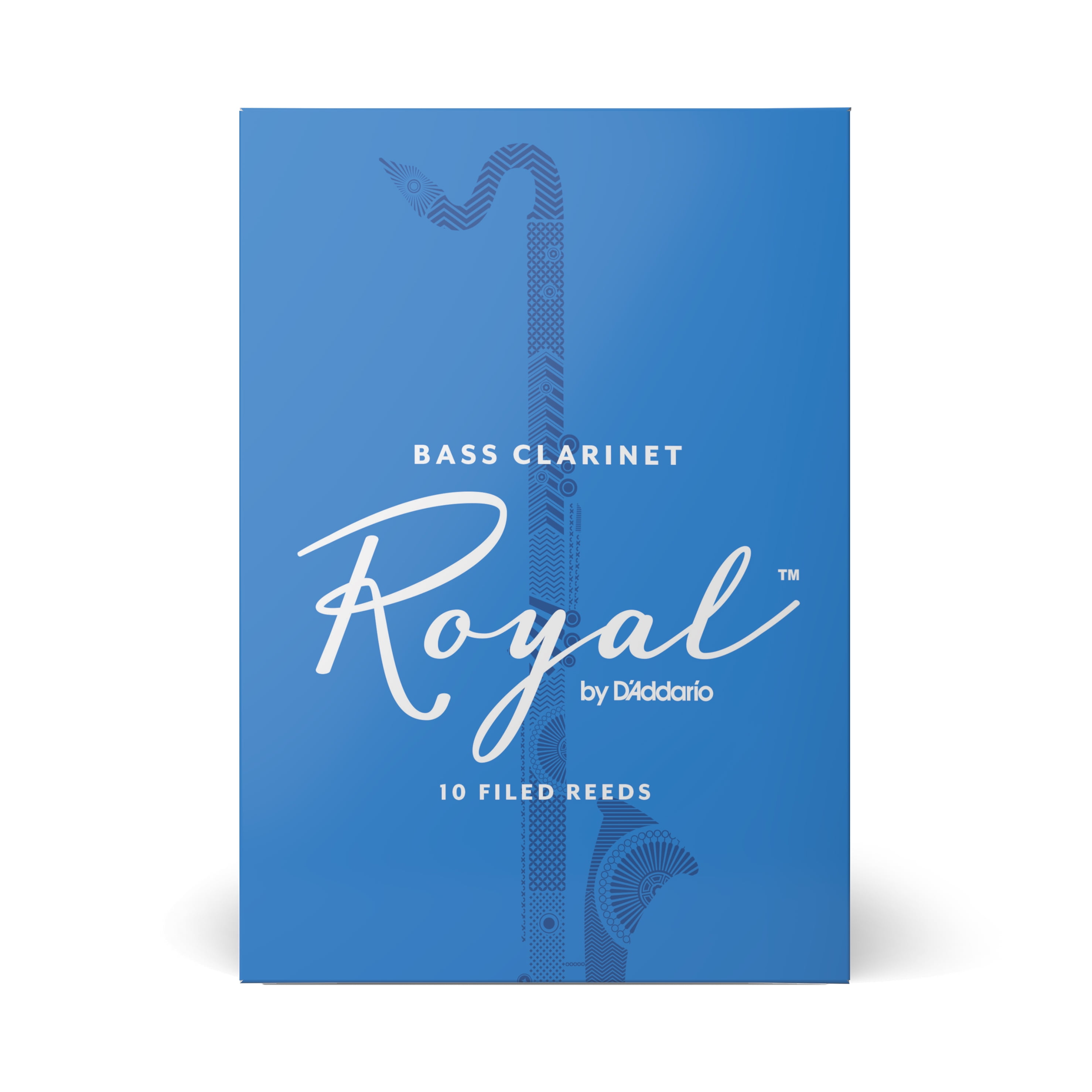 Royal by D'Addario Bass Clarinet Reeds, Strength 3, 10 Pack