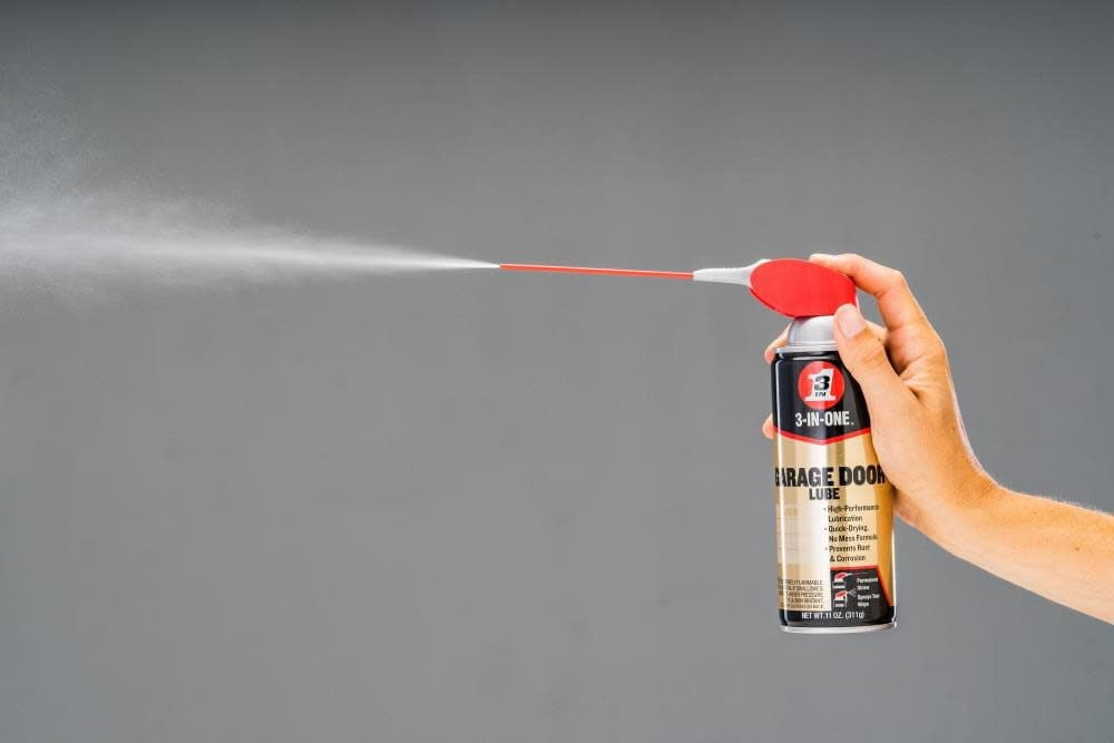 3-IN-ONE Professional Garage Door Lubricant Smart Straw Sprays 2 Ways, 11 oz