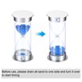 thumbnail image 4 of Uxcell 45 Minute Sand Timer, Sandy Clock, Count Down Sand Glass, Blue Sands, 4 of 5