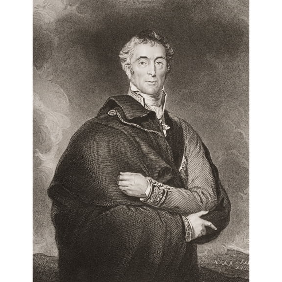 Posterazzi DPI1859569 Arthur Wellesley 1St.Duke of Wellington 1769-1852 British Soldier Poster Print, 13 x 17