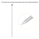 thumbnail image 5 of Inoxidable Acero Cóctel Palillos, 8uds 6" Metal Cóctel Dientes Palillos Martini Palillos Largos Reutilizables Redondo Cuenta Cóctel Brochetas para Bebidas Aperitivo Frutas, 5 of 7