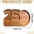 thumbnail image 3 of Wooden Serving Platter Snack Tray Patriotic Charcuterie Board Display, 3 of 9