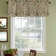 thumbnail image 3 of 2 Pack Vintage Spring Floral Valances for Windows Bedroom Living Room Window Treatments, Farmhouse Flowers Green Vintage Rod Pocket Valance Drapes Short Kitchen Curtains Over Sink 60"x18", 3 of 8
