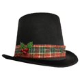 thumbnail image 4 of Christmas Party Hat Festive Top Hat Holiday Game Character Accessory Non Woven Fabric Red Bird Design for Events, 4 of 5