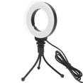 thumbnail image 4 of Lámpara de relleno USB para vlog para tableta, anillo de luz LED de 4 pulgadas y 48 LED, mini lámpara de relleno portátil para selfies y vlogs diseñada para el futuro, 4 of 12