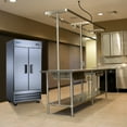 thumbnail image 2 of 27.6 cu. ft. Commercial Auto Defrost Double Door Upright Freezer in Stainless Steel, 2 of 2