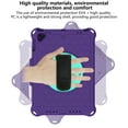 thumbnail image 4 of iPad 9.7 2018/2017 Case with Screen Protector, Dteck iPad 6th Gen / iPad 5th Gen / iPad Air 9.7 / iPad Pro 9.7 Case, Heavy Duty Shockproof Case with 360 Rotating Kickstand Shoulder Strap, Purple+Mint, 4 of 7