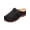 Black, variant on Women's Orthopedic Mule Clogs, Adjustable Buckle Perforated Arch Support Wide Width Non Slip Walking Shoes