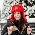 thumbnail image 4 of HAHDAXIA Ushanka Russian Fur Hat - Soviet Army Trapper Hat, 4 of 6