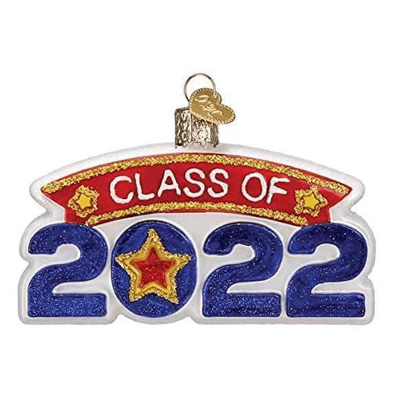 Old World Christmas Glass Blown Ornament, Class of 2022 (#36299)