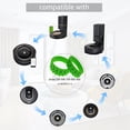 thumbnail image 3 of 2Pcs Tires For 500, 600,700, 800 and 900 E5 676 698 Replacements Parts Green, 3 of 8