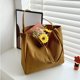 thumbnail image 3 of Bolso de lona elegante, de gran capacidad, suave y liviano, con diseño de un solo color, 3 of 8