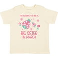 thumbnail image 3 of Inktastic I'm Going to Be a Big Sister in March Girls Toddler T-Shirt, 3 of 5