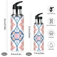 thumbnail image 2 of Yayeee 33oz Insulated Water Bottle Double Wall Stainless Steel with Flip Straw Lid, Mosaic Flowers Pattern, 2 of 7