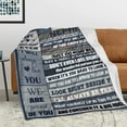 thumbnail image 2 of Son in Law Blanket 60’’x50’’, Son in Law Gifts from Mother in Law, to My Son in Law Gifts, Son-in-Law Gifts Throw Blanket, Best Christmas/Birthday Gift Ideas for Son in Law, 2 of 5