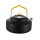 thumbnail image 4 of Tetera para acampar al aire libre de 1 litro con pico corto, resistente y duradera. Negro, 4 of 9