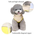 thumbnail image 3 of Abrigo de invierno para perros, resistente al viento, cálido, para clima frío, suéter para mascotas, chaqueta para perros pequeños y medianos (amarillo), 3 of 5