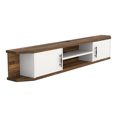 thumbnail image 5 of Thurles 2-Door Wood White Floating TV Console, 5 of 6