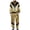 A-Gold580, variant on JAJAHO 1980s Vintage Disco Tracksuits For Men Jacket And Jogger Pants Set Retro Sportswear Metallic Stand Collar Zip Up Jackets Ankle-Tied Trousers Casual Athletic Wear Comfortable Outfit