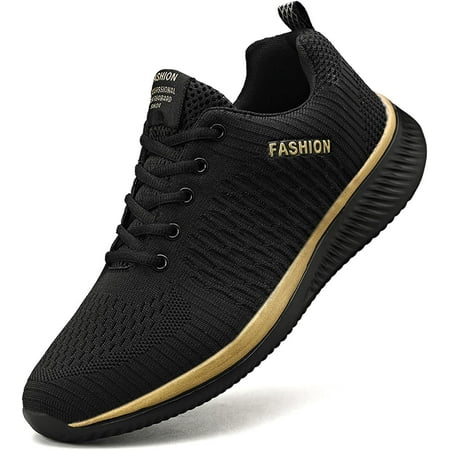 Fashion Walking Shoes for Mens Road Running Breathable Comfortable Sneakers Non-Slip Athletic Sport Casual Shoes