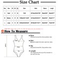 thumbnail image 3 of cfhntfmh Rompers for Women Trendy Ribbed Knit Bodysuit Stretchy Long Sleeve V Neck Buttons Shapewear Jumpsuit, 3 of 5