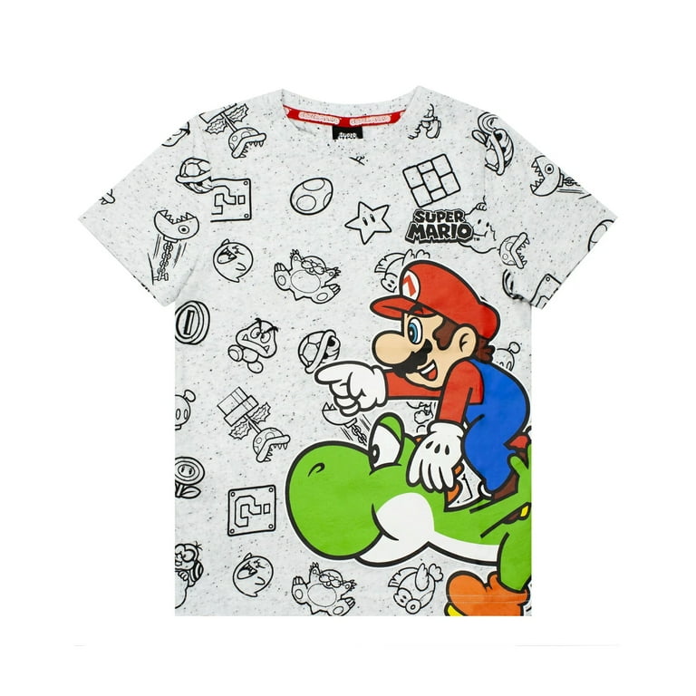mario t shirt boys