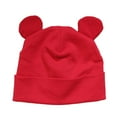 thumbnail image 4 of Winter Outdoor Small Ears Cute Toddler Baby Boy Girl Beanie Soft Cotton Cap Hat, 4 of 7