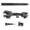 1 set with selfie st, variant on Adjustable Angles Action Camera Mount Double Strong Clamp Design Lightweight Vibrate Proof Attachment