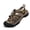 Khaki, variant on English Title: Closed-Toe Outdoor Quick-Lace Hiking Sandals